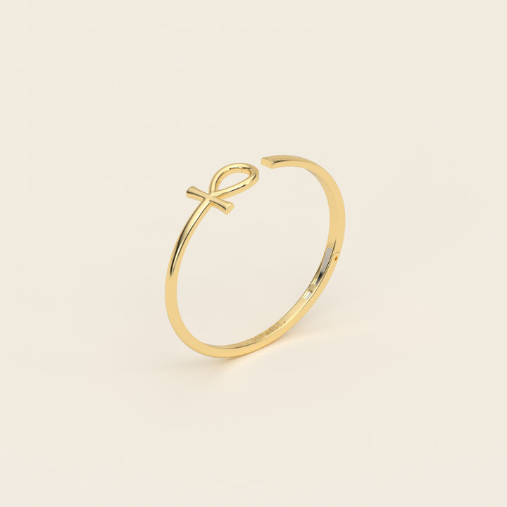 Ankh — Bracelet— 18k Yellow Gold