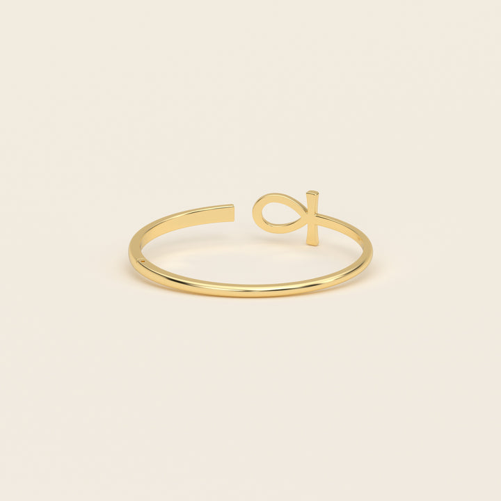 Ankh — Bracelet— 18k Yellow Gold