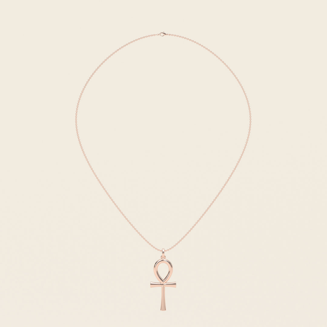 Ankh — Pendant — Large — 18k Rose Gold