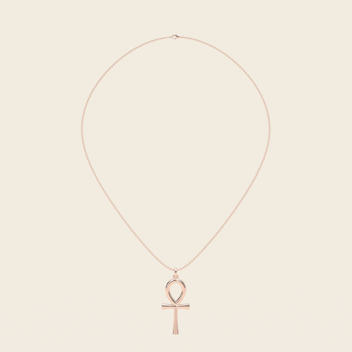 Ankh — Pendant — Large — 18k Rose Gold