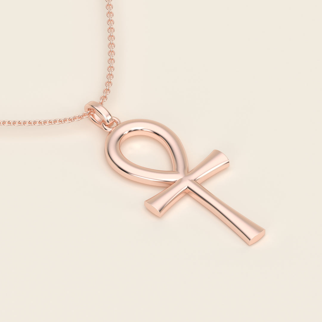 Ankh — Pendant — Large — 18k Rose Gold