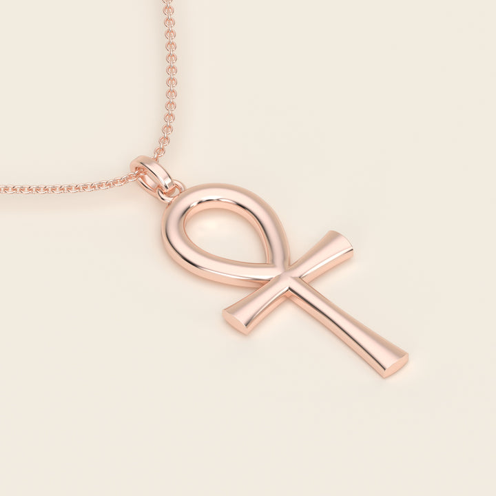 Ankh — Pendant — Large — 18k Rose Gold