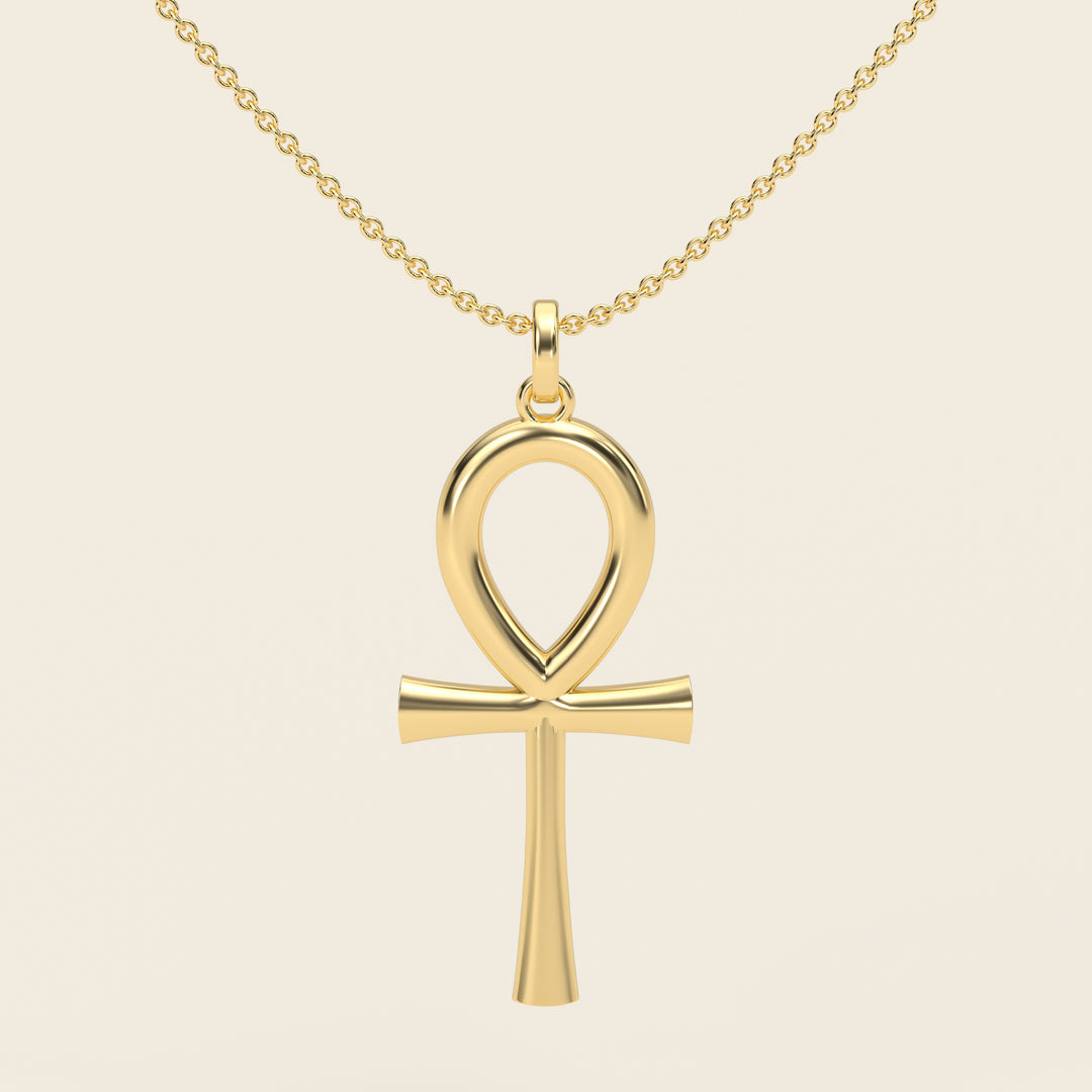 Ankh — Pendant — Large — 18k Yellow Gold