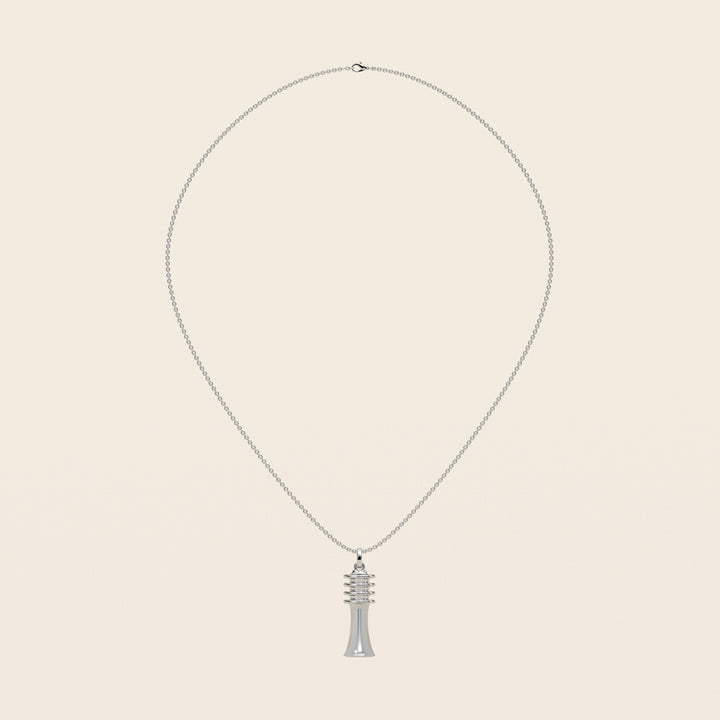 Djed — Pendant — Medium — Platinum