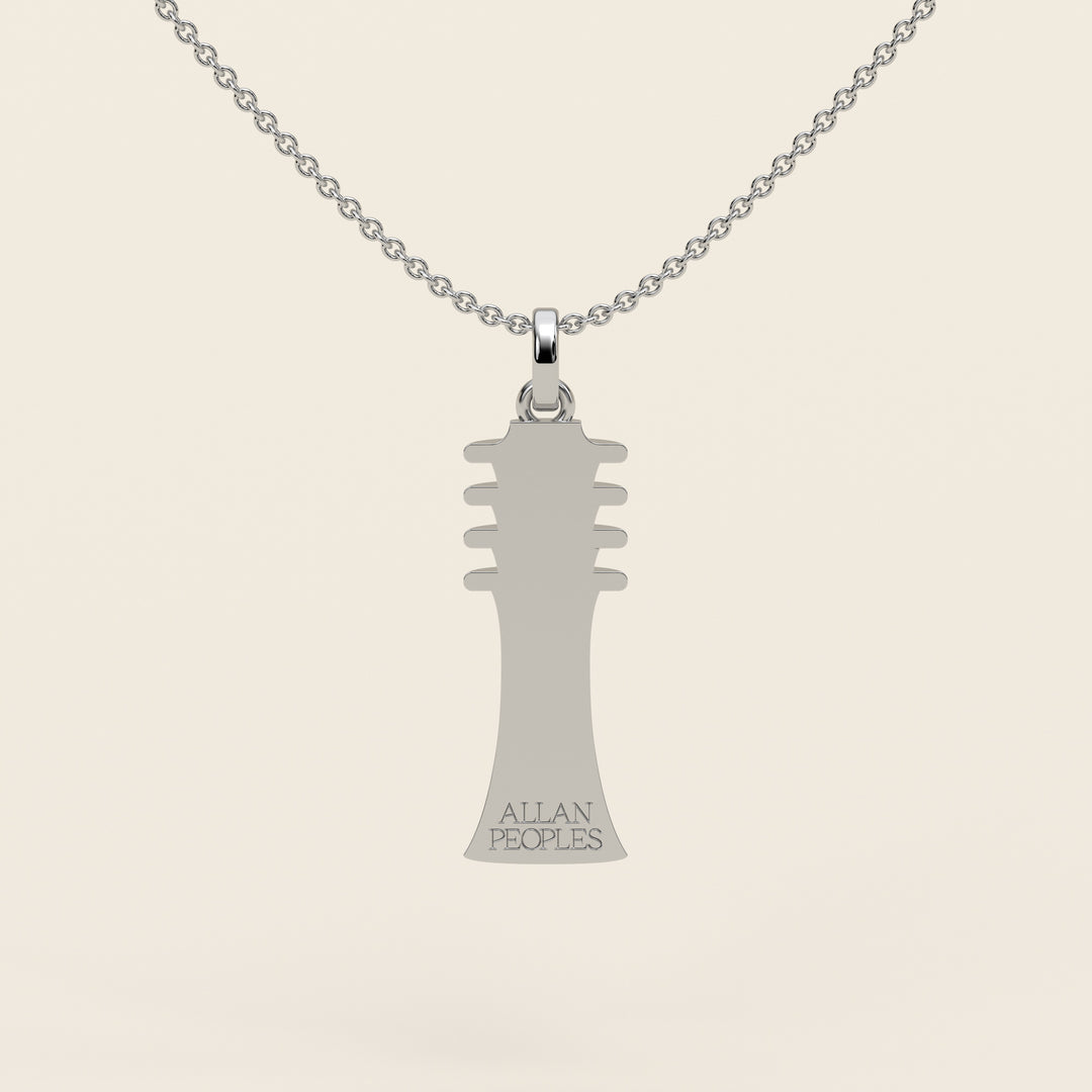 Djed — Pendant — Medium — Platinum