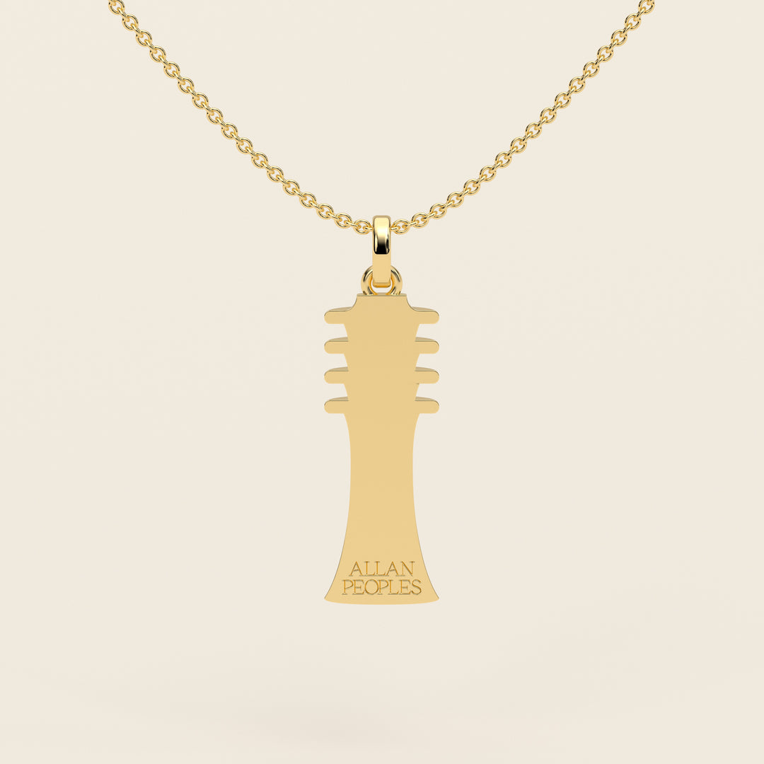 Djed — Pendant — Medium — 18k Yellow Gold