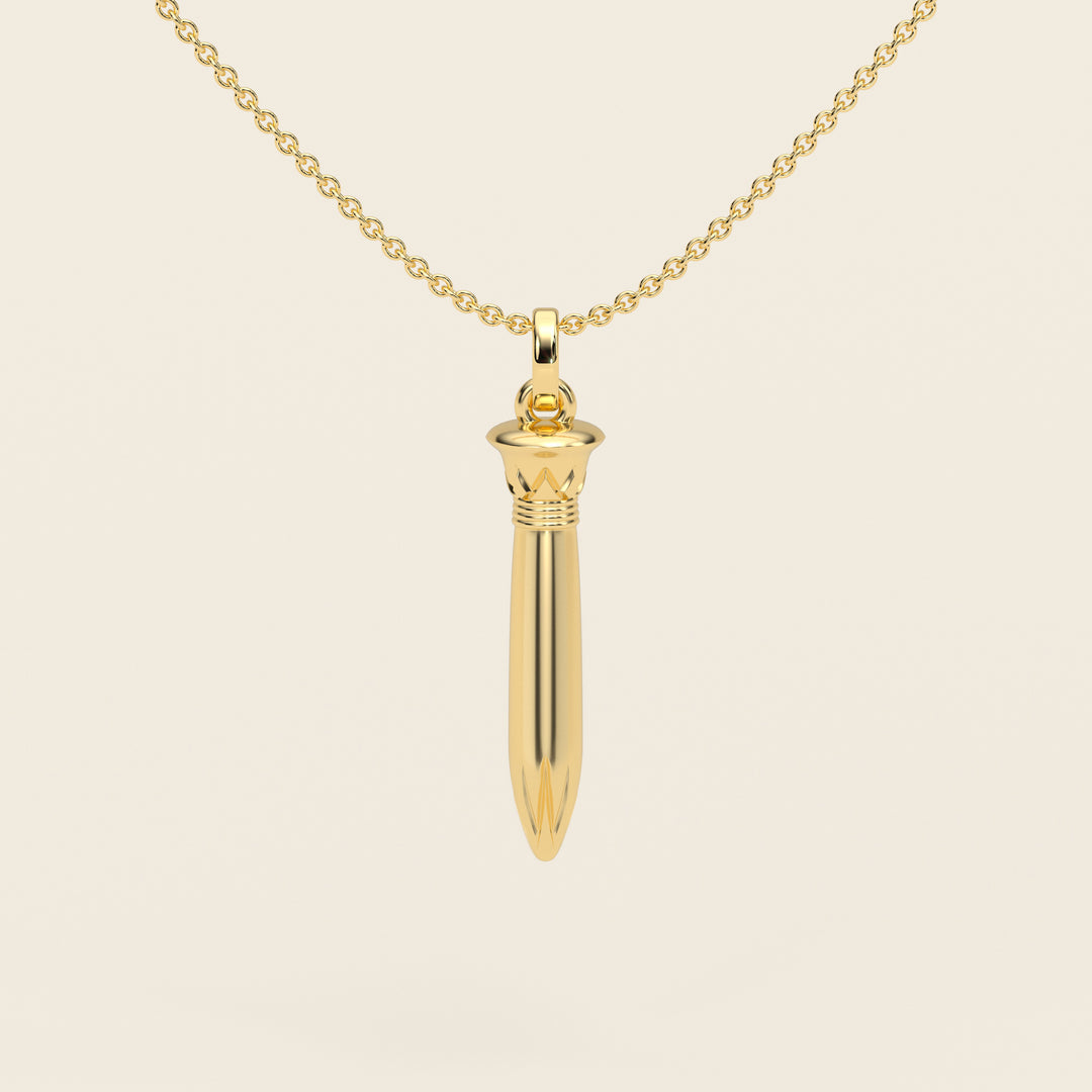 Wadj — Pendant — Medium — 18k Yellow Gold