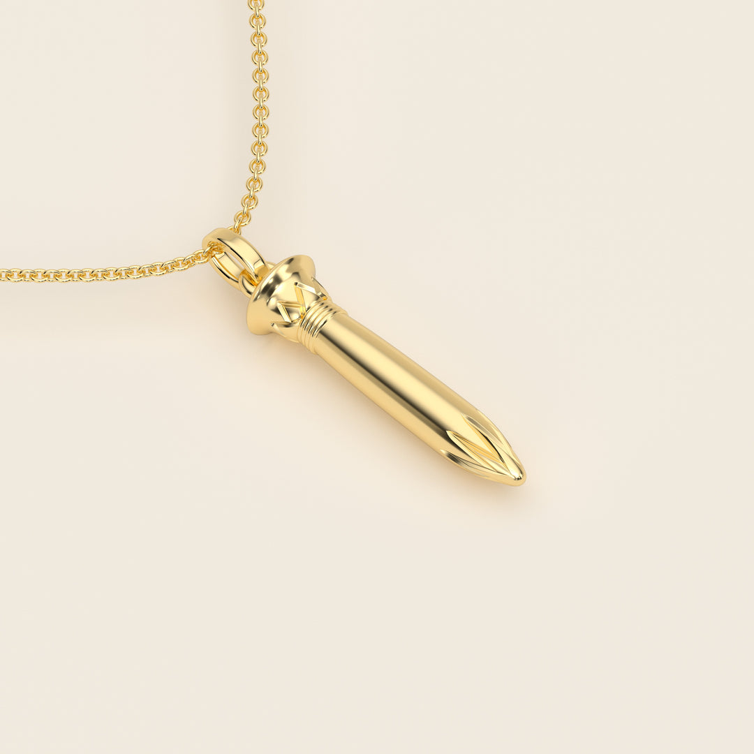 Wadj — Pendant — Medium — 18k Yellow Gold