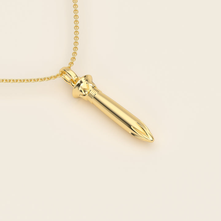 Wadj — Pendant — Medium — 18k Yellow Gold