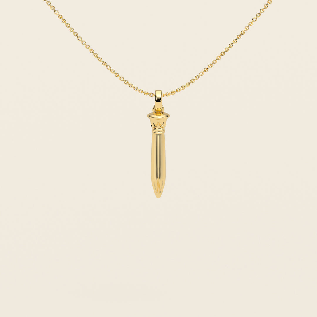 Wadj — Pendant — Small — 18k Yellow Gold