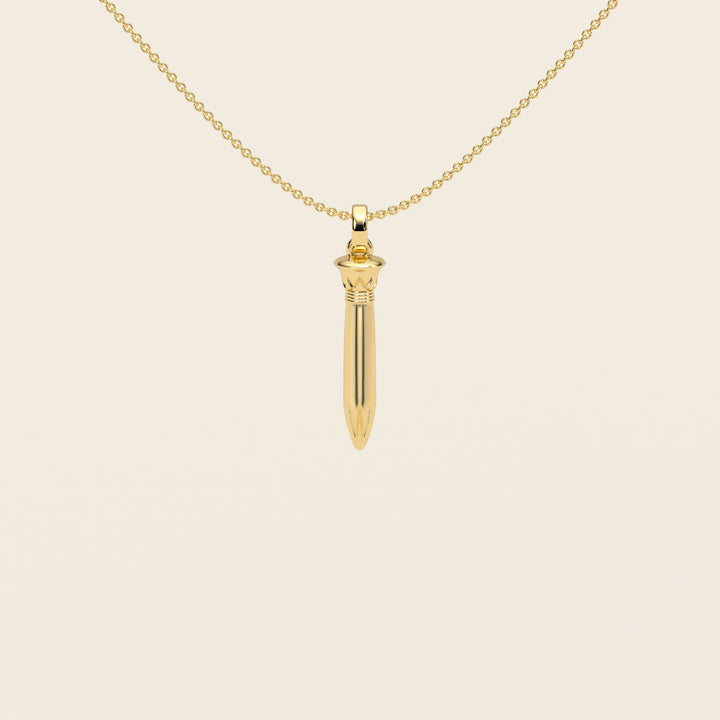 Wadj — Pendant — Small — 18k Yellow Gold