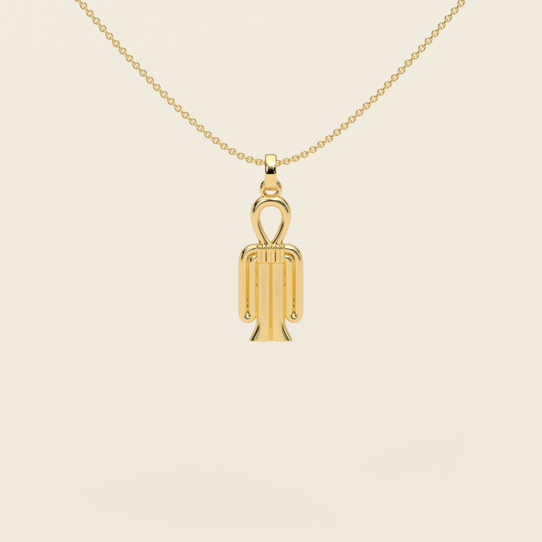 Tjet — Pendant — Small — 18k Yellow Gold