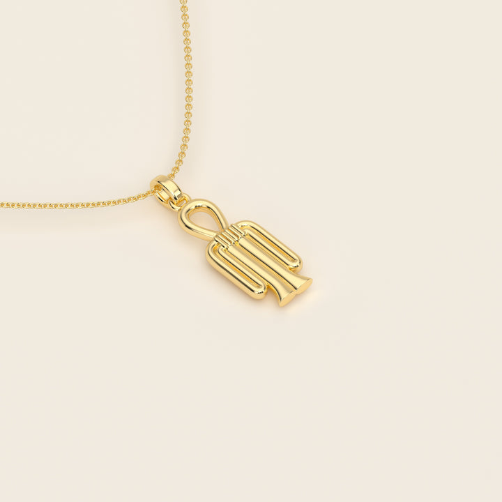 Tjet — Pendant — Small — 18k Yellow Gold