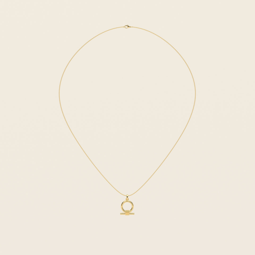 Shen — Pendant — Small — 18k Yellow Gold