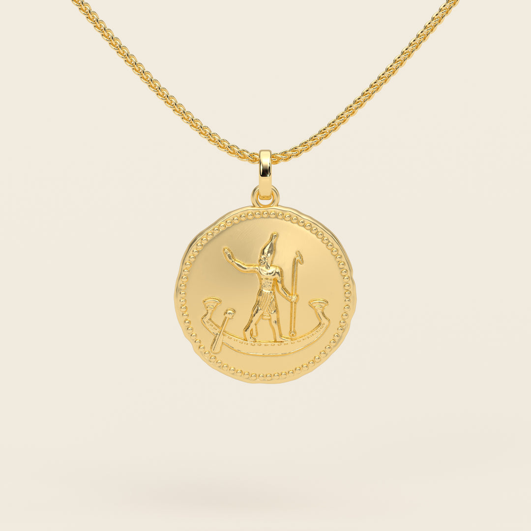 Dendera Zodiac — Orion — Pendant — Stater — 18k Yellow Gold
