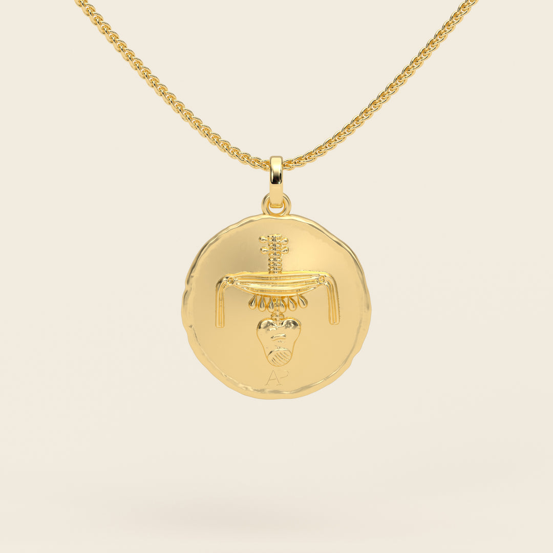 Dendera Zodiac — Orion — Pendant — Stater — 18k Yellow Gold