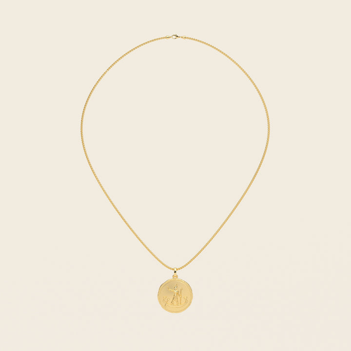Dendera Zodiac — Orion — Pendant — Stater — 18k Yellow Gold