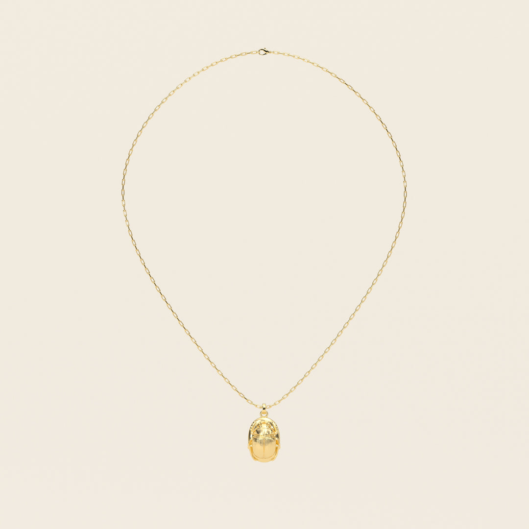 Scarab — Pendant — Small — 18k Yellow Gold
