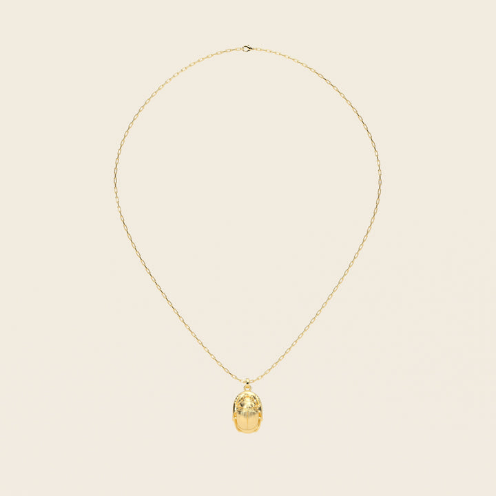 Scarab — Pendant — Small — 18k Yellow Gold