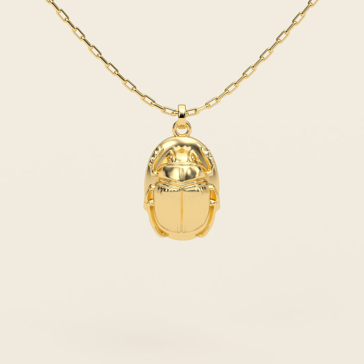 Scarab — Pendant — Small — 18k Yellow Gold