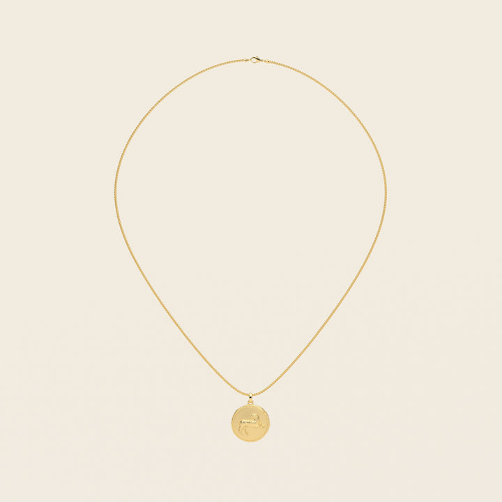 Dendera Zodiac — Aries — Pendant — Demi Stater — 18k Yellow Gold