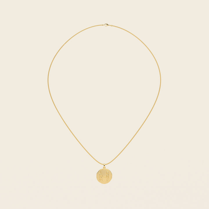 Dendera Zodiac — Gemini — Pendant — Demi Stater — 18k Yellow Gold