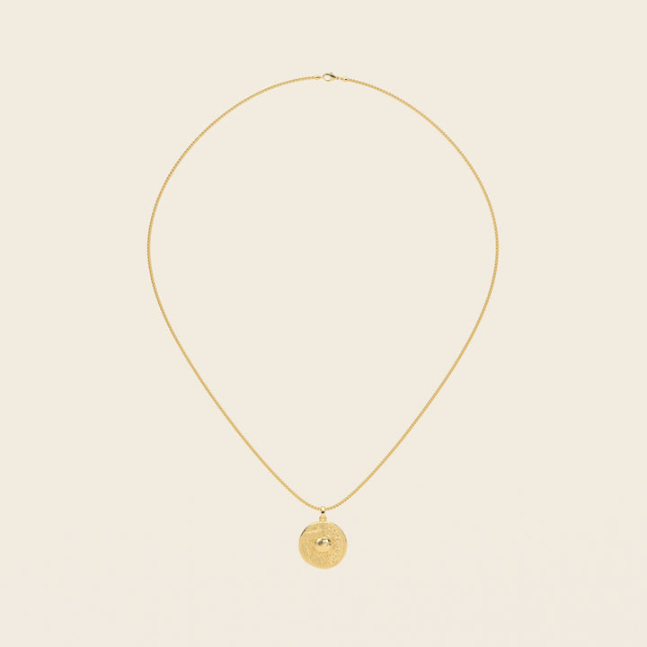 Dendera Zodiac — Cancer — Pendant — Demi Stater — 18k Yellow Gold