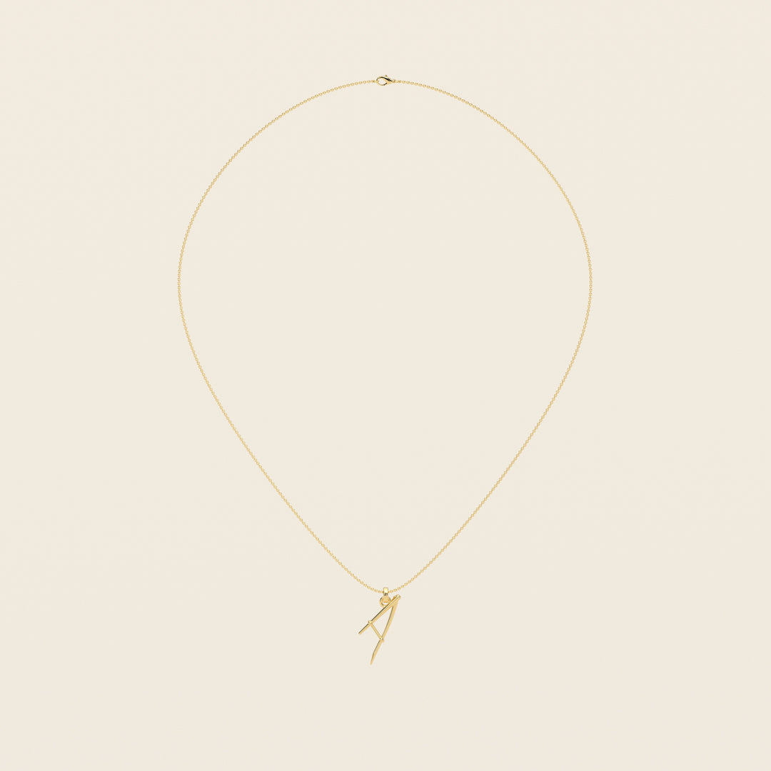 Mer — Pendant — Small — 18k Yellow Gold
