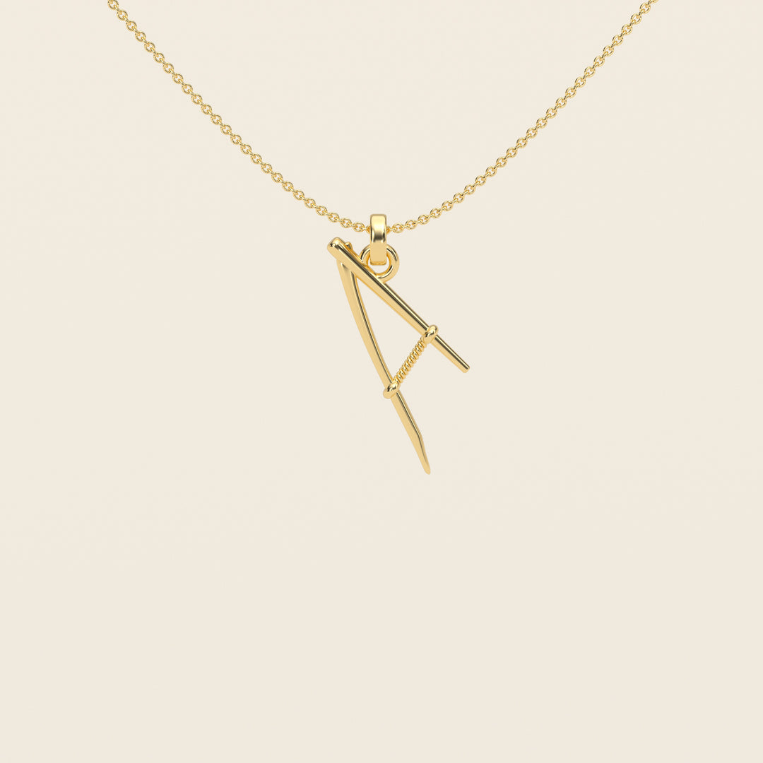 Mer — Pendant — Small — 18k Yellow Gold