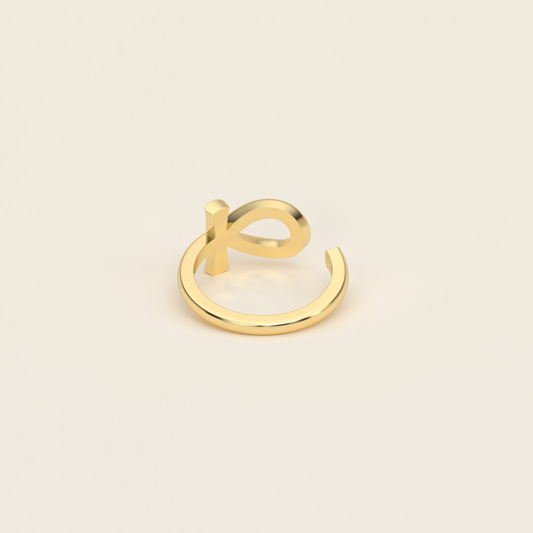 Ankh — Ring — 18k Yellow Gold