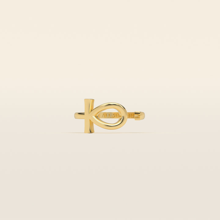Ankh — Ring — 18k Yellow Gold