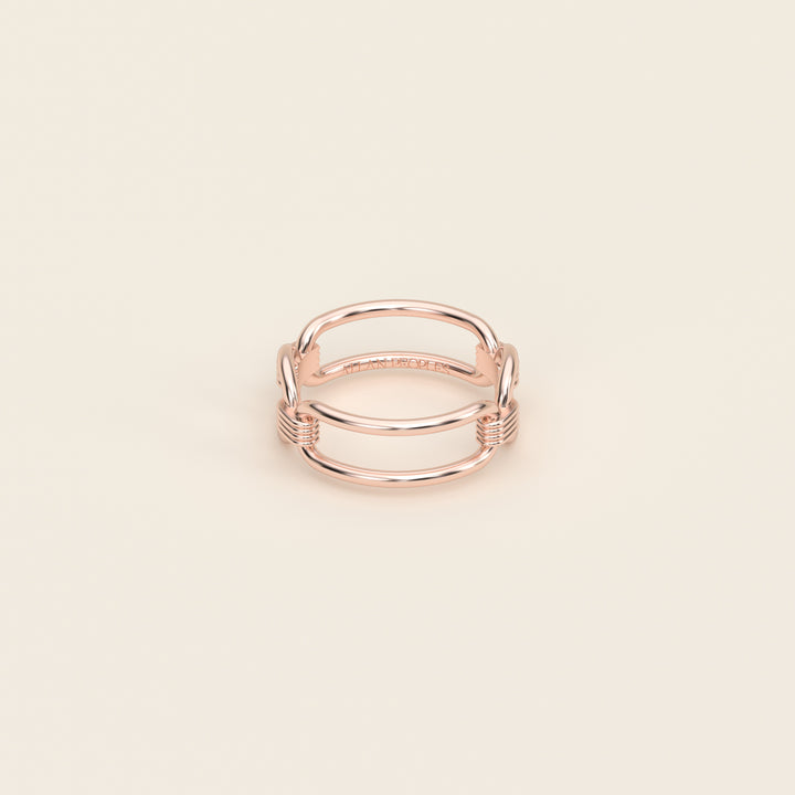 Shen — Ring — Link — 18k Rose Gold