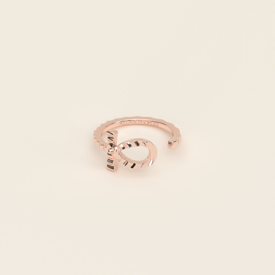 Ankh — Ripple Ring — 18k Rose Gold