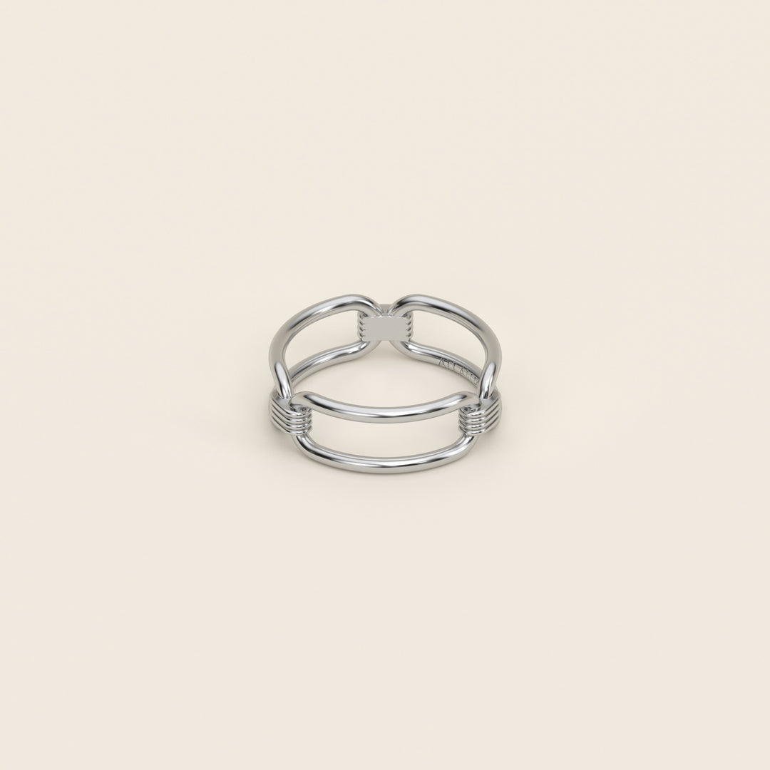 Shen — Ring — Cartouche Band — Platinum